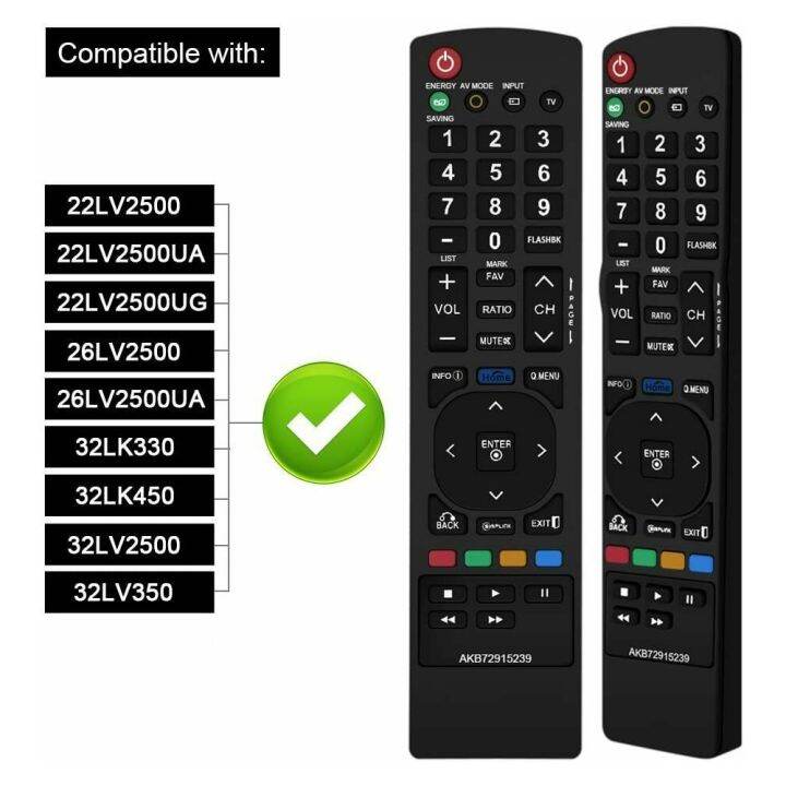 new-akb72915239-replace-remote-fit-for-lg-smart-tv-26lv2500-32lk330-32lk450-32lv2500-42lk520ub-42lv3500-42lv3500ua