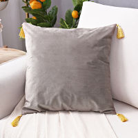 2Packs Solid Blue White Cushion Cover With Velvet Fabric For Sofa Bedroom Office 45X4530X50Cm Throw Pillow Cover Decorative