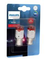 PHILIPS P21W LED (RED) หลอดท้าย ไฟเบรค Ultinon Pro3000 ไฟสัญญาณ LED (1 จุด แบบเขี้ยว)