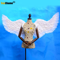 Wing Dress Up Feather Fairy เครื่องแต่งกายที่สวยงาม Party Props ของขวัญ Pretty Angel Wings Wall ตกแต่งสำนักงานภาพ Background