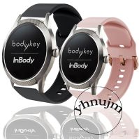 ✁♘❦ สาย inbody watch 18mm สายนาฬิกาข้อมือซิลิโคน for Vivoactive 4s อุปกรณ์เสริมสมาร์ทวอทช์ Ticwatch สายนาฬิกา