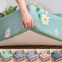 WASART Geometric printed elastic fitted sheet mattress protector cover couple 2 people luxury double bed sheet king size 90180