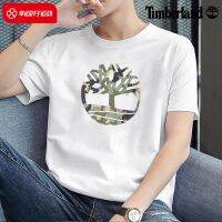 2023 New Fashion version Timberland short-sleeved mens 2023 summer new outdoor casual sportswear white loose round neck T-shirt A61KD