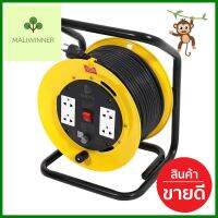 ล้อเก็บสายไฟ 4 ช่อง ELECKTA ET-BD1530 3600 วัตต์ 30 เมตร เหลืองEXTENSION CORD REEL ELECKTA ET-BD1530 4-OUTLET 3600W 30M YELLOW **ลดราคาจัดหนัก **