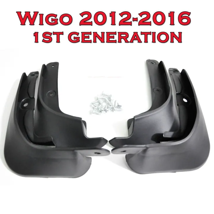 20122016 Toyota Wigo 1st Generation Mud Flap / Mud Guard Splash with