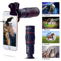 APEXEL 5 in 1 Phone Kit 18X escope with Fisheye Wide Angle macro ephoto e for Samsung all smartphones