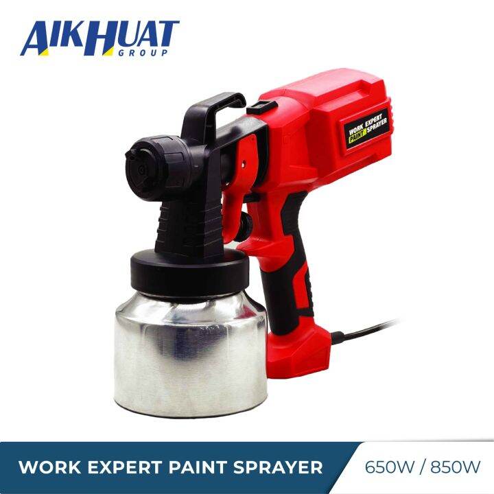 Work Expert 650W & 850W Electric Spray Gun Paint Sprayer Spray Gun