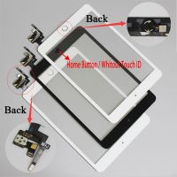 NEW Touch Screen For iPad Mini 3 A1599 A1600 A1601 7.9 Touch Digitizer Sensor with IC Connector Tablet PC Parts + Home Button Projector Screens