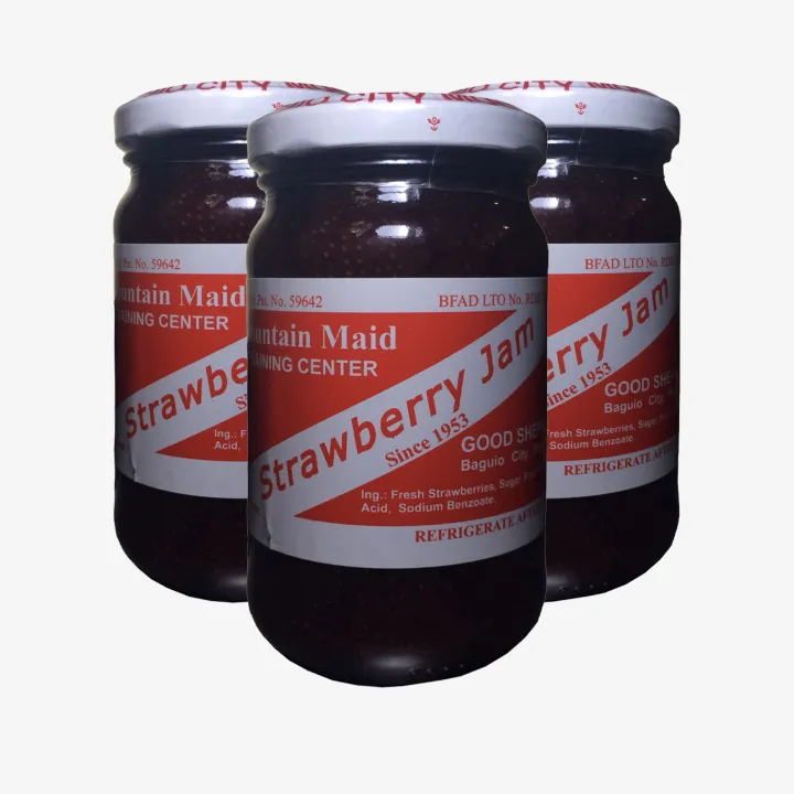 GOOD SHEPHERD Strawberry Jam 8 oz. (3 PCS) WITH FREEGOOD SHEPHERD