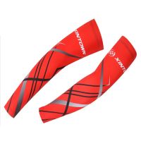 XINTOWN Cycling Arm Warmers Cycling Arm Sleeve Cycling Sleeves Arm warmers Size:S-XXXL RedBlue 2 Colors