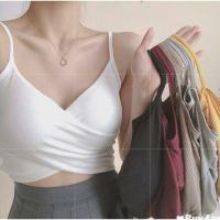 COD SDGYTRUYRT [Doly] Tops Tanks Camisoles Seamless wireless bra for women Wear cross suspender underwear for slim fit