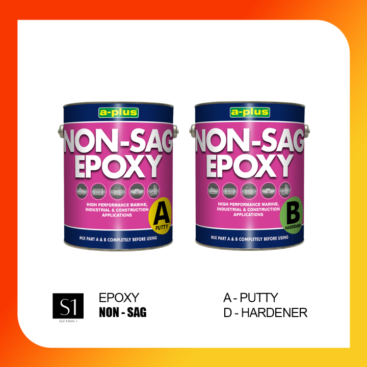 Section One NonSag Epoxy Adhesive & Putty .25 liter/1 Liter Designed