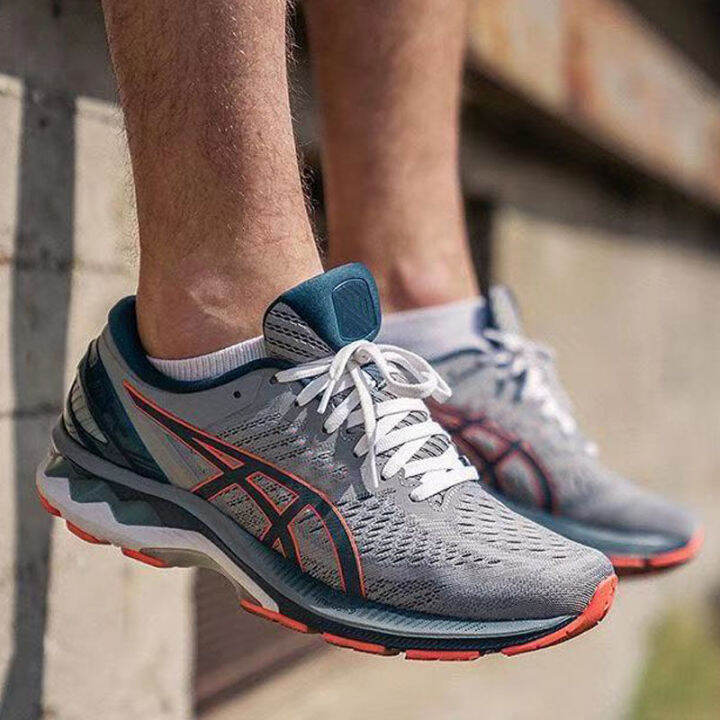 asics-kayano-รองเท้ากีฬาสำหรับทั้งหญิงและชาย-k27-รองเท้าวิ่งกันกระแทกหน้ากว้างกันดั้ม