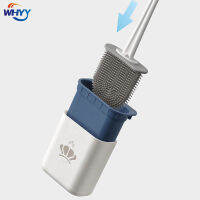 WHYY Toilet Brush with Holder Set Wall-Mounted WC Cleaning Tools Ventilation Drain Base for Bathroom Accessories Supplies Items