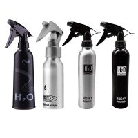 Aluminum Spray Atomiser Empty Bottle Water Hair Salon Matte Black Hairstyling Hairdressing Tools Applicator Bottles