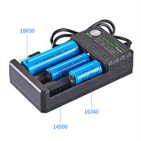 (มีในสต็อก) 18650 Smart Charger 3ช่อง4.2V Li-Ion แบตเตอรี่ USB ชาร์จอิสระ18650 18500 14500 16650 26650 Charger **