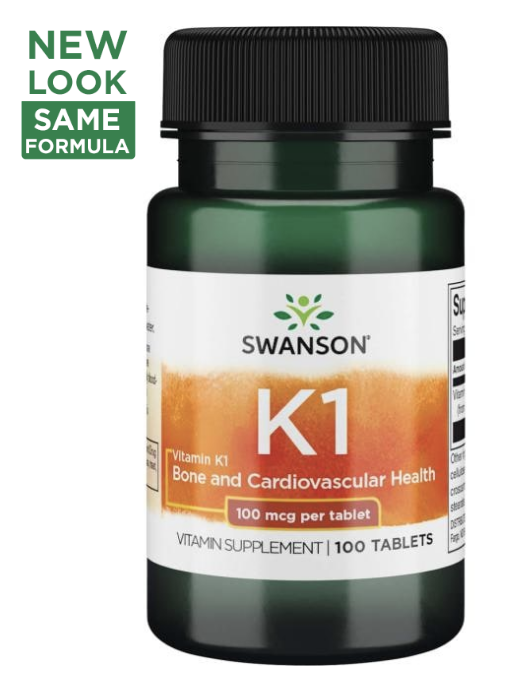 Vitamin K1 100mcg, 100 tabs (Heart & Bone health) Vitamin K (Made in USA) Lazada