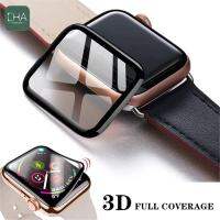 (ส่งจากไทย)?กาวเต็มจอ? ฟิล์ม Smart Watch Film 3D Full Cover Tempered Glass Screen 38,42,40,44 mm FILM I  WATCH 41MM 45MM FILM WATCH 7