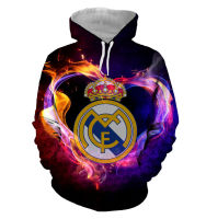 คุณภาพสูง 2023 2023 9527 Football Club sweatshirt 3D Printed New Fashion hoodies Thin hooded sweater สต็อกเพียงพอ