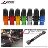 ✸✱ CNC Exhaust Slider Crash Protector Anti Crash Pad Protection For Kawasaki ZX-6R ZX-10R Z800 Z250 Z300 Z1000 Z900 Z650 Z750