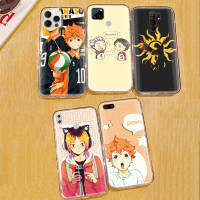 โปร่งใส เคสโทรศัพท์ หรับ Xiaomi Redmi Note 11 11I M3 X4 M2 10 Poco 10S 11S X3 11T M4 10T nfc Pro Protective ปก Haikyuu Anime