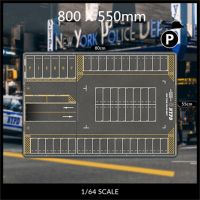 1:64 Scale Scene Mat Large Parking Lot For Diecast Car Model Vehicle Scene Display Toy Mouse Pad Scene Show Collection Display