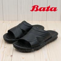 Bata รองเท้าแตะผู้ชายบาจา แบบสวม สีดำ 8616305