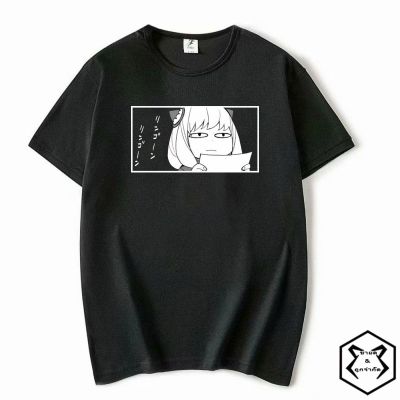 [มีสินค้า]เสื้อยืดผ้าฝ้ายManga Anime spy x family ลอยด์ ฟอเจอร์ อาเนีย ฟอเจอร์ ยอร์ ฟอเจอร์ Loid Anya Yor Bond Forger tops 3D Cosplay t shirt เสื