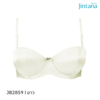 Jintana เสื้อชั้นใน (เสริมโครง) รุ่น Basic Bra รหัส JB2859 สีขาว