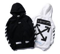 2019Vans Off White เสื้อฮู้ด เสื้อสเวตเตอร์มีฮู้ดแขนยาวผ้าฝ้าย Unisex2023