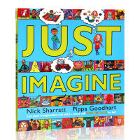 Original English picture book just imagine paperback childrens picture book by Nick sharratt