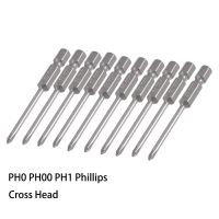 10ชิ้นดอกไขควงแม่เหล็ก Phillips PH1 PH0 PH00 1.6Mm2mm 3มม. น็อตหัวแฉก1/4 "ขาหกเหลี่ยมชิ้นส่วนสกรูไดรเวอร์อุปกรณ์ทำมือซ่อม