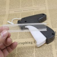 1pcs Tag Gun + 5000 pcs 10mm Transparent Barbs Tagging Trademark Tag for Craft Tooling Clothes Price Label Tagging Tag G Stickers Labels