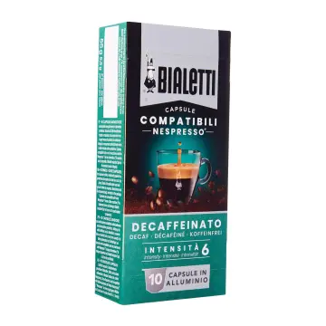 100 Capsule RAFFINATO Caffè Bialetti compatibili NESPRESSO alluminio