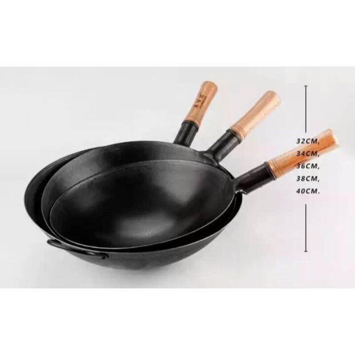 Authentic Chinese Wok Bang Nonstick Pan Real Beechwood Original Legit
