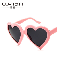 Vintage Heart Sunglasses for Women 2021 New Fashion Harajuku Korean Style Sun Glasses High Quality Summer Eyewear UV400 Protect