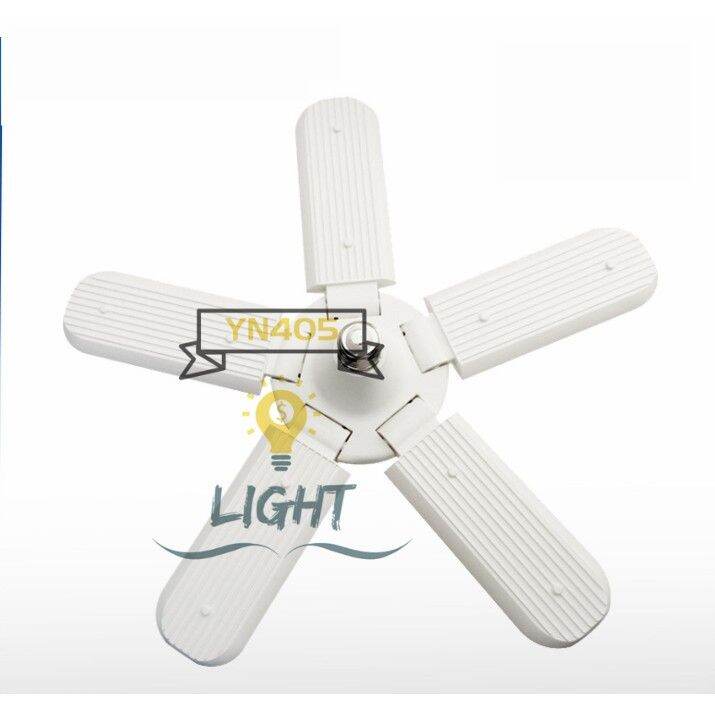 หลอดไฟ-led-ทรงใบพัด-พับเก็บได้-125w-ปรับมุมโคมไฟได้-ประหยัดพลังงานไฟ