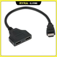 RYRA 1 Input 2 HDMI-Compatible Splitter Cable HD 1080P Video Switcher Adapter Output Port Hub For X-box Dvd Multimedia Devices Adapters