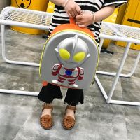 Spot parcel post Superman Childrens Schoolbag Kindergarten 1-3-5 Year-Old Boy 6 Baby Korean Fashion Egg Shell 3D Vertical Shoulders Backpack