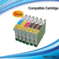 หมึกแบบพิเศษ6PK T0631-T0634อิงค์เจ็ท T0631 T0632 T0634 T0633สำหรับสไตลัส C67 C87 CX3700 CX4100 CX4700 CX7700 CX5700F