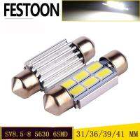 【CW】1Pcs Festoon 31/36/39/41mm 5630 5730 LED 6 SMD White Car C5W 6418 SV8.5-8 12V Canbus Auto Reading Dome License lamp light.