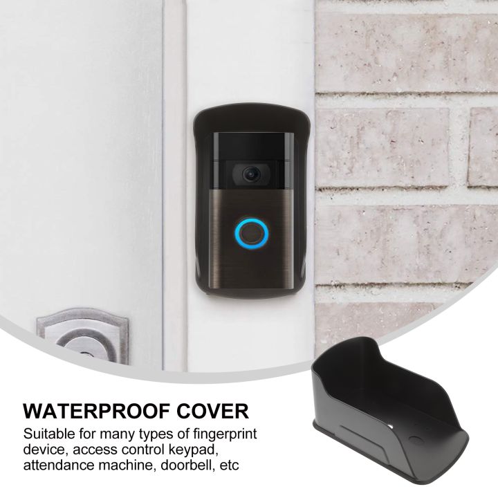 doorbell-waterproof-cover-outdoor-protector-shell-attendance-machine-ring-chime-wireless-doorbells-splash-proof-plastic