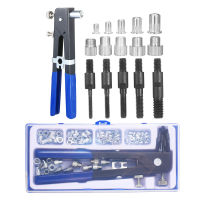 86PCS Rivet Nut Tool Kit Set Blind Rivet Nut Hand Riveter Wrench  Insert Tool Rivet Nut with Metric Rivet Nuts Assortment M3 M4 M5 M6 M8