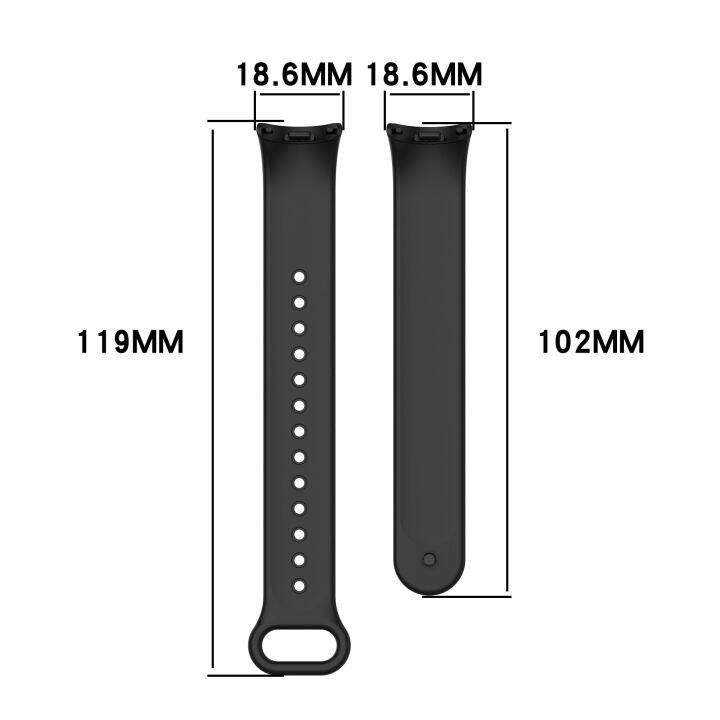 สายรัดสำหรับ-xiaomi-สมาร์ทแบนด์8-nfc-อะไหล่สร้อยข้อมือซิลิโคน-miband-สายรัดข้อมือ8-correa-mi-band-8อุปกรณ์สายรัดนาฬิกาสปอร์ต