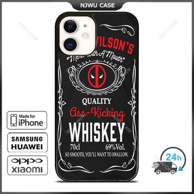 Wade Wilson Deadpool Phone Case for iPhone 14 Pro Max / iPhone 13 Pro Max / iPhone 12 Pro Max / XS Max / Samsung Galaxy Note 10 Plus / S22 Ultra / S21 Plus Anti-fall Protective Case Cover