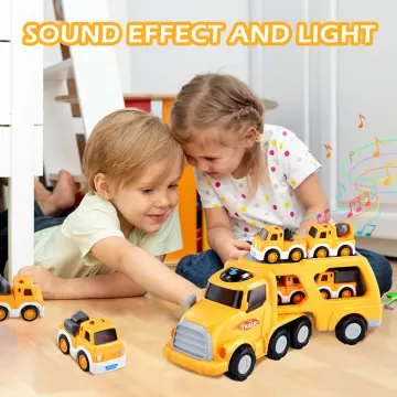 Crane Toy Construction Toy Truck, Diecast Construction Vehicles for Kids  Sandbox Car Toy for Boy, Birthday Gift for Age 3 and Up Children Kids  Toddler Present 