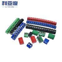 100PCS KF301-3P 2p 4p Splicing screw type PCB spacing 5.0 connector terminals terminal KF301 Red blue green black