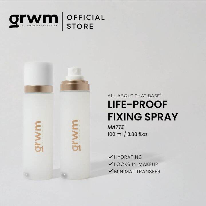 GRWM Cosmetics Life - Proof Fixing Spray Matte (100ml) | Lazada PH