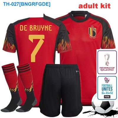 ☜ 2022 2023 Belgian Home Mens Football Shirt National team World Cup Top Jersey with patch sock DE BRUYNE