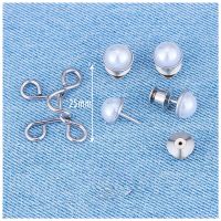 【cw】 New Waist Buckle Tightener Clip Button Pants Nail Free Pin Detachable Tool For Jeans ！